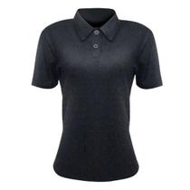 Camisa Polo Feminina Baby Look Piquet Poliéster