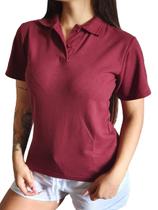 Camisa Polo Feminina Camiseta Gola Atacado Uniforme Piquet