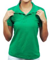 Camisa Polo Feminina Camiseta Gola Atacado Uniforme Piquet