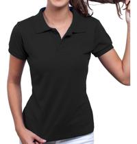 Camisa Polo Feminina Camiseta Gola Atacado Uniforme Piquet