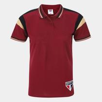 Camisa Polo Feminina São Paulo Emboss