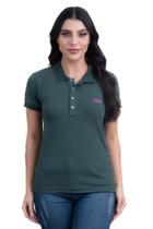 Camisa Polo Feminina Texas Farm - Cpf004 - Verde Esmeralda