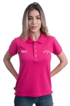 Camisa Polo Feminina Texas Farm - New Style - Cpf006 - Rosa Escuro Camisa Polo Feminina Texas Farm - New Style - Cpf006 - Rosa Escuro
