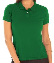 Camisa Polo Feminina Verde Bandeira - P.A.