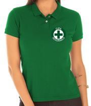 Camisa Polo Feminino Profissional CIPA Bordado - Tecido de Malha Piquet
