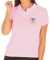 Camisa Polo Feminino Profissional Psicologia com Bordado