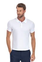 Camisa Polo Fine Pima Premium Arrow - Branco