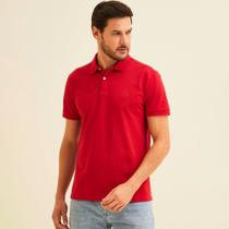 Camisa Polo Forum Flag Ve26 Vermelho Masculino