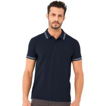 Camisa Polo Forum Lines In24 Marinho Masculino