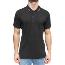 Camisa Polo Forum Muscle Preto Masculino