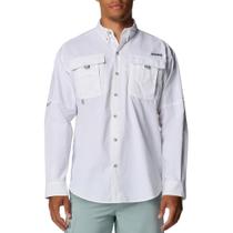 Camisa Polo G Columbia Bahama Manga Longa Masculina Cinza Camisa Polo G Columbia Bahama Manga Longa Masculina Cinza