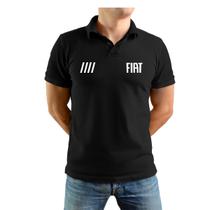 Camisa Polo Gola Uniforme Fiat Logo Bordado Masculino