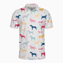 Camisa Polo Golf Pigmoo Hotdog Aloha Hawaiian para homens