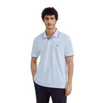 Camisa Polo Hering Masculina Piquet Logo Bordado Branca