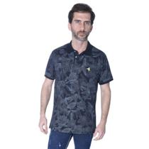 Camisa Polo Hipica Polo Club Full Print Flowers