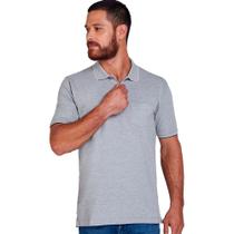 Camisa Polo Individual Basic Bolso OU24 Cinza Masculino