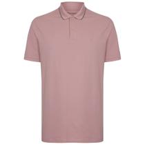 Camisa Polo Individual Basic Comfort Ou25 Rosa Masculino