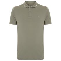 Camisa Polo Individual Basic Moda Slim Ou25 Cinza Masculino