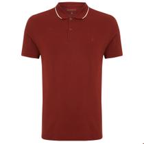 Camisa Polo Individual Basic Slim Ou25 Laranja Masculino