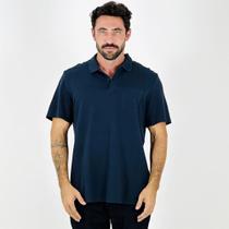 Camisa Polo Individual Básica com Bolso Manga Curta Masculina