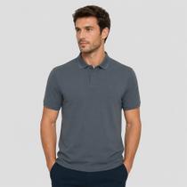 Camisa Polo Individual Comfort Basic Pr27 Azul Masculino Camisa Polo Individual Comfort Basic Pr27 Azul Masculino
