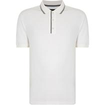 Camisa Polo Individual Crepe In24 Off White Masculino