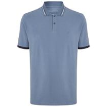 Camisa Polo Individual Piquet Frisos Ou25 Azul Masculino