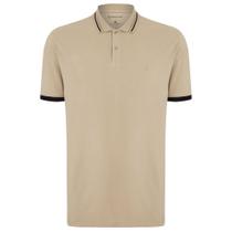 Camisa Polo Individual Piquet Frisos Ou25 Bege Masculino
