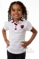 Camisa Polo Infantil Flamengo Feminina Oficial