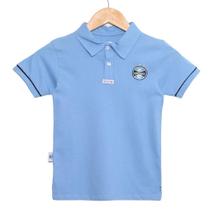 Camisa Polo Infantil Grêmio Azul Oficial