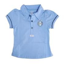 Camisa Polo Infantil Grêmio Feminina Oficial