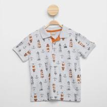 Camisa Polo Infantil Kyly Estampada Menino - Milon