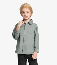 Camisa Polo Infantil Manga Longa trick Nick Cinza