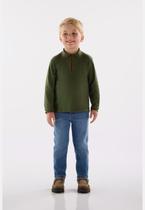 Camisa Polo Infantil Masculina em Malha Colmeia com Zíper Up Baby