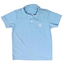 Camisa Polo Infantil Masculina Premium Com Bordado Azul Bebê Camisa Polo Infantil Masculina Premium Com Bordado Azul Bebê