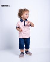 Camisa Polo infantil masculino - Mundo Muleque moda infantil