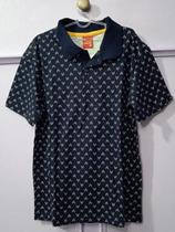 Camisa Pólo Infantil Menino Azul Marinho - Kyly