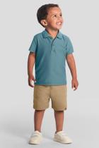 Camisa polo infantil menino canelada Brandili Camisa polo infantil menino canelada Brandili