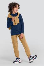 Camisa polo infantil menino em malha Brandili Básicos