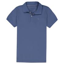 Camisa Polo Infantil Menino Essencial Azul Sereno Ogochi Camisa Polo Infantil Menino Essencial Azul Sereno Ogochi