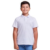 Camisa Polo Infantil Menino Manga Curta Algodão