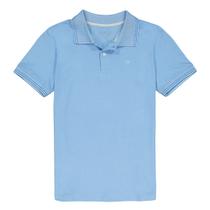 Camisa Polo Infantil Menino Piquet Azul Sonho Ogochi