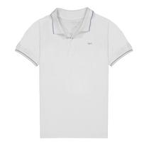 Camisa Polo Infantil Ogochi Essencial Piquet Branca
