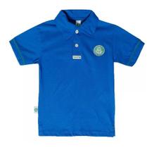 Camisa Polo Infantil Palmeiras Azul Oficial