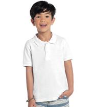 Camisa Polo Infantil Rovitex Kids Branco