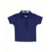 Camisa Polo Infantil Suedine Premium Gola Reforçada - 1 a 3 anos