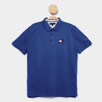 Camisa Polo Infantil Tommy Hilfiger Wavy Flag Ithica Placket Menino Camisa Polo Infantil Tommy Hilfiger Wavy Flag Ithica Placket Menino