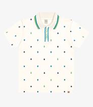 Camisa Polo Infantil Trick Nick Bege