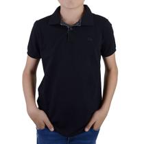 Camisa Polo Infanto Juvenil Masculina Ogochi Piquet Slim