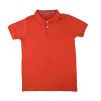 Camisa Polo Infanto Juvenil Masculina Ogochi Slim Vermelha